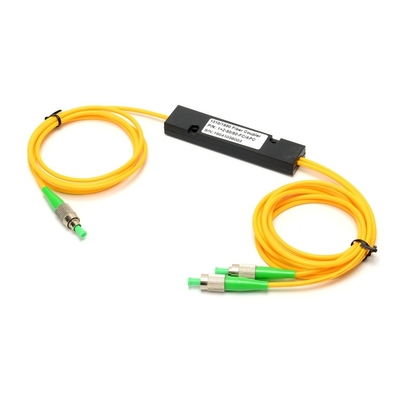 الاتصالات السلكية واللاسلكية 1x2 Plc Fiber Splitter وضع واحد ووضع متعدد